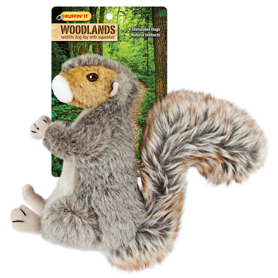 #ad #ad Woodlands Large Plush Squirrel Dog Toy Pk 1 Westminster Pet Products $15.37