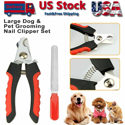#ad Pet Dog Cat Stainless Steel Professional Nail Toe Trimmer Clipper Grooming Tool $5.39