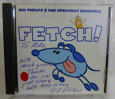 #ad Fetch Nik Phelps amp; The Sprocket Ensemble CD 2000 Artist Signed Autographed $254.99