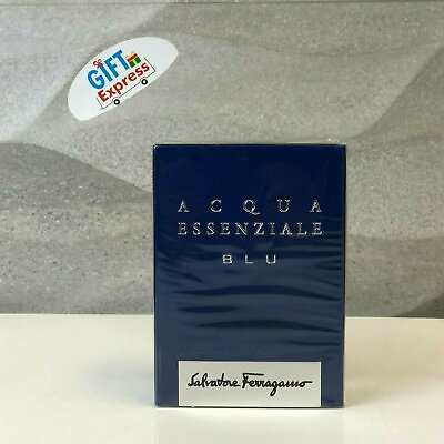 #ad Salvatore Ferragamo ACQUA ESSENZIALE BLU PERFUME for men 3.4 oz 100ML New sealed $39.89