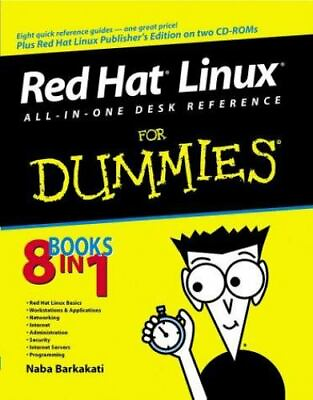 #ad Red Hat Linux for Dummies: All In One Desk Reference With CDROM $5.56