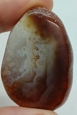 #ad Botswana Agate Polished Front And Back 21g Crystal Display Focal Stone Wire Wrap $7.00