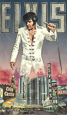 #ad Elvis Presley Las Vegas 13quot; X 19quot; Reproduction Concert Poster $19.95