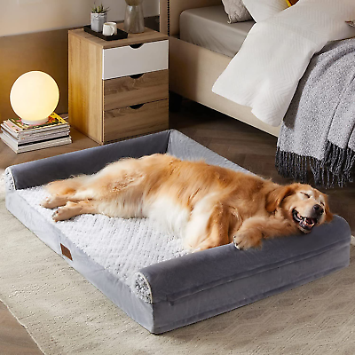 #ad Dog Beds Large Dogs Orthopedic Sofa Dog Bed Mat Pillow with Removable Waterproof $71.33