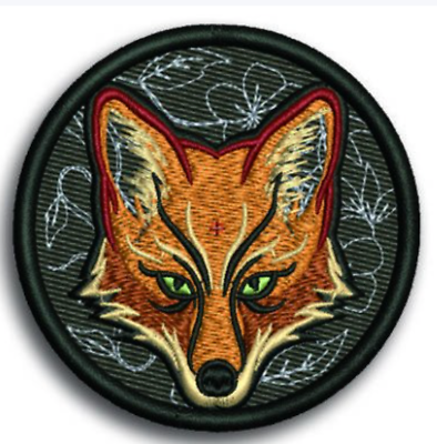 #ad Red Fox Patch Embroidered Iron on Applique Wild Animal Badge 2.78quot; X 2.78” $6.95