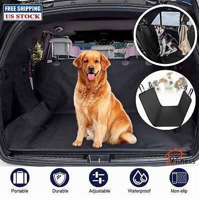 Pet Seat Cover for Dogs Car Back Seat Protector Hammock Resistant Dirty Cushion $15.90