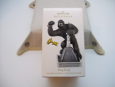 #ad 2010 Hallmark Keepsake King Kong Christmas Ornament New With Box $24.95
