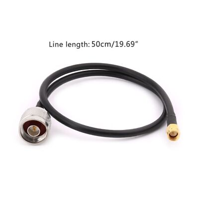 #ad SMA Male To Type Male RG58 Pigtail Cable 50cm Connector Wifi Antenna Cables $7.52