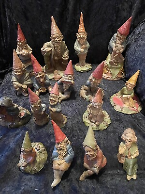 #ad Vintage 17 Pieces Tom Clark Gnome ￼Figures $199.00