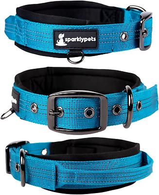 #ad Heavy Duty Dog Collar with Handle for Medium and Large Dogs – Professional Colla $27.03