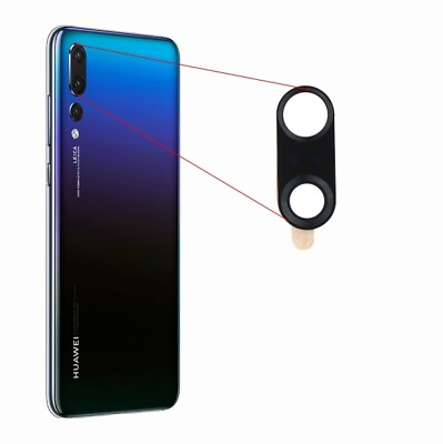 #ad For Huawei P20 Pro Rear Back Camera Lens Glass Cover Adhesive Glue CLT L09C GBP 3.29