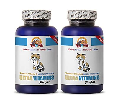 #ad cat Diet Treats Ultra CAT Vitamins Mineral Supplement Premium Chews V... $51.57
