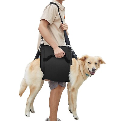 #ad Dog Carry Sling Emergency Backpack Pet Legs Support amp; Rehabilitation Dog Lif... $60.03