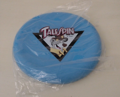 #ad Disney#x27;s Tale Spin Flying Disc Frisbee Baloo Blue Floppy Kellogg Cereal Prize $14.99