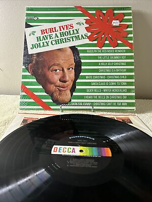#ad OG Burl Ives Have a Holly Jolly Christmas Vinyl LP Album Decca 1965 SHRINK WRAP $40.00