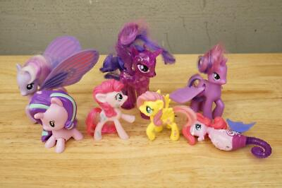 #ad Mixed Plastic Toy Variety Lot Horses MY LITTLE PONY Sea Pony Light Up $17.77