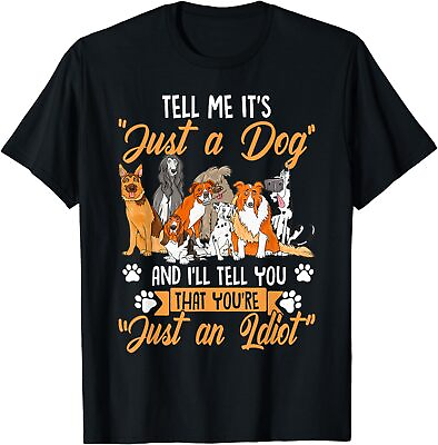 #ad NEW LIMITED Funny dog motif with dog saying Gift Idea Premium Tee T Shirt $22.99