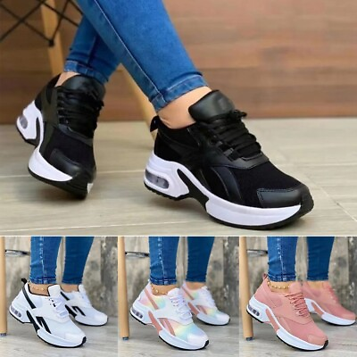 #ad Comfortable Womens Tennis Shoes with Breathable Mesh and Cushion Support $27.58