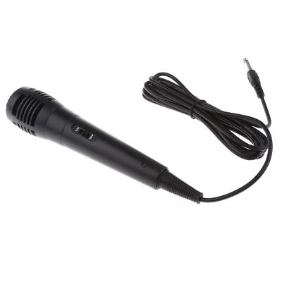 #ad Unidirectional 6.35mm Microphone Instrument Mic for Karaoke Voice Recording $13.08