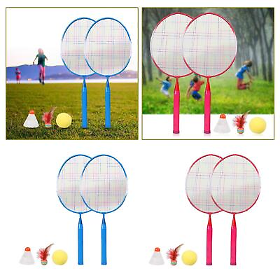 #ad Badminton Rackets for Children Shuttlecocks for Beginner Players Backyard $11.50