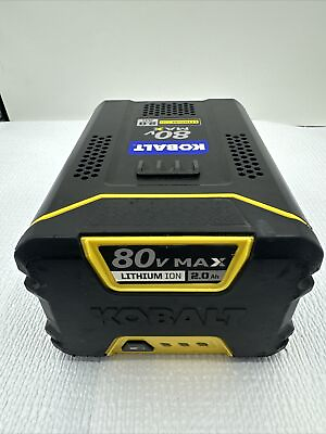 #ad Genuine Original KOBALT 80V Volt MAX Lithium Ion 2.0 AH Battery Pack KB 280 06 $99.75