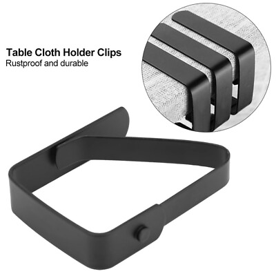 #ad 3Xk Picnic Tablecloth Clips Adjustable Skid Fixed Clip Table Cloth Holder Z4W3 AU $35.99