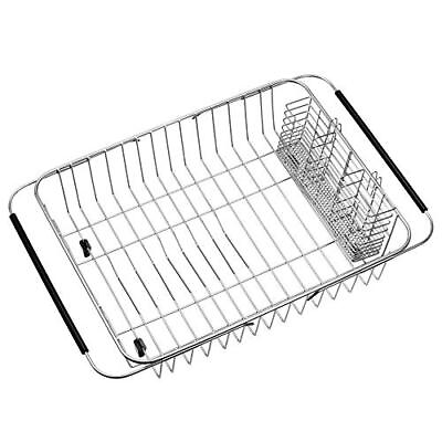 #ad WEGAP Dish Drying Rack Over or in Sink on Countertop with Wire Utensil Holder... $37.87