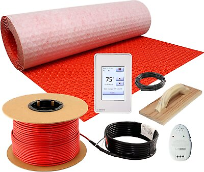 #ad LuxHeat Cable Kit 120v 10 150sqft Electric Radiant Floor Heating System Tile $334.00