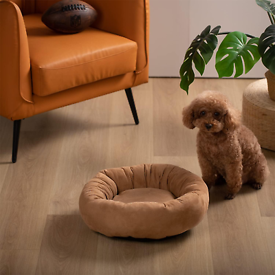 #ad Dog Bed round Dog Beds for Medium Dogs Donut Dog Bed and Cat Bed anti Slip and $63.00