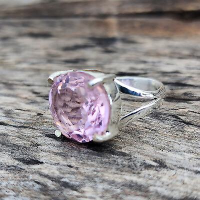#ad Beautiful Kunzite Sterling Silver Pretty Gemstone Christmas Gift Ring VV 196 $12.80