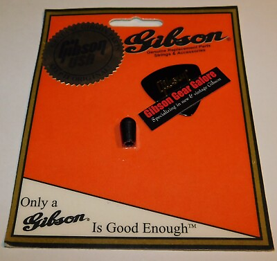 #ad Gibson Les Paul Tip Black Toggle Cap Selector Switch Knob Guitar Parts SG ES 90s $39.99