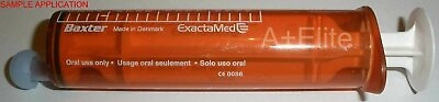 #ad Baxter Baxa ExactaMed Oral Liquid Medication Syringe 20cc 20mL with Cap 100 Ct $113.53