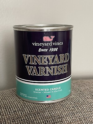 #ad Limited Edition Vineyard Vines Varnish Deep Bay Candle Paint Can 13 Ounces HTF $33.60