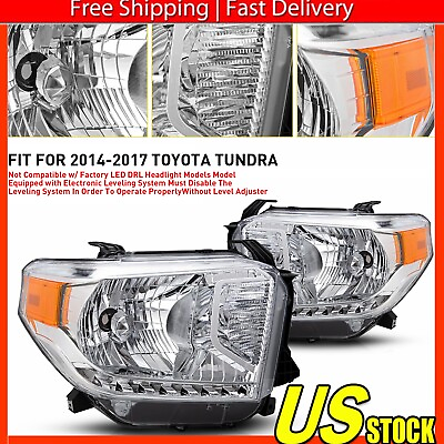 #ad For 2014 2015 Toyota Tundra 2016 2017 Replacement Headlight Assembly LeftRight $113.99