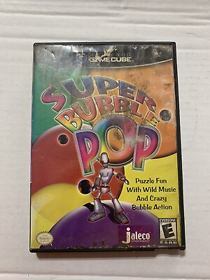 #ad LOOK Super Bubble Pop Nintendo GameCube 2002 FREE SHIPPING $11.00