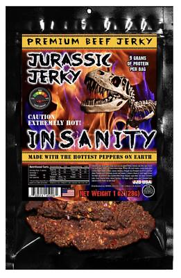 #ad Jurassic Jerky Insanity Beef Jerky made with the Ghost $10.39