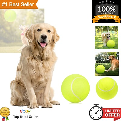 #ad 9.5quot; Oversize Giant Tennis Ball for Children Adult Pet Fun Shipped Deflated $27.99