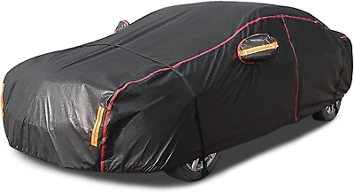 #ad Car Cover Waterproof All Weather 6 Layers Full Exterior Covers with Zipper Cott $48.99