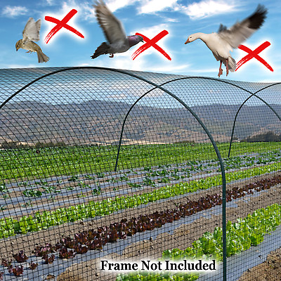 Durable Anti Bird Netting for Bird Poultry Aviary Game Pens Net Barrier Garden $27.42