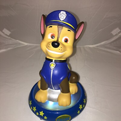 #ad Paw Patrol Chase The Police Blue Dog Kids Night Light LED Decor Table Lamp Cop $15.99