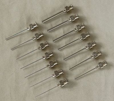 #ad Industrial Blunt end stainles steel needles dispensing syringe needle 1quot; 12 pcs $5.99