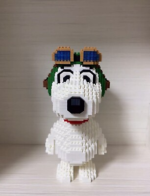 #ad 1189 Pcs Snoopy Magic Blocks Set Mini Building Blocks Challenging Game Gift $25.99