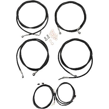 #ad LA CHOPPERS LA 8054KT3 13B Complete Plug and Play Cable Kit for 12 14quot; Apes $395.95