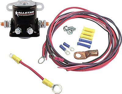 #ad Allstar Starter Solenoid Ford Style Wiring Included Black Kit ALL76202 $45.29