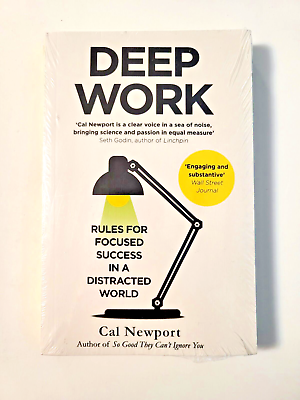 #ad Deep Work: Rules For Focused Success Cal Newport Paperback Book NEW FREE SHIP $9.99