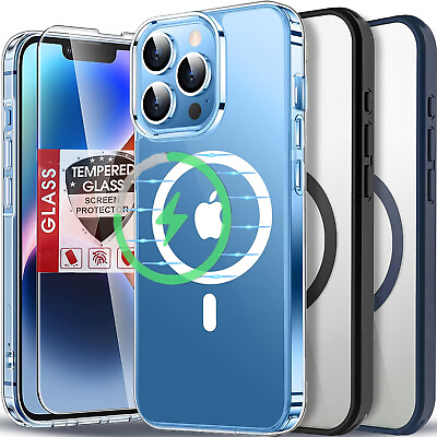 #ad For iPhone 15 Pro Max 14 13 12 11 Plus Phone Case Cover Shockproof Screen Glass $6.99