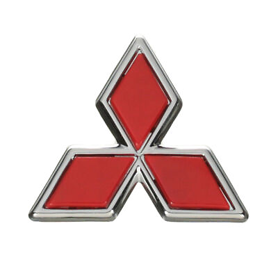 #ad OEM 1994 2001 Mitsubishi Galant amp; Mirage Red Triple Diamond Emblem MB882860 $26.18