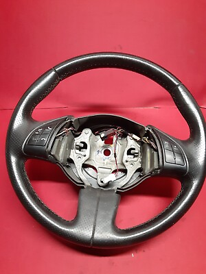 #ad 2012 2018 Fiat 500 Steering Wheel Audio amp; Cruise Black Leather 1RU71JXWAF $85.49