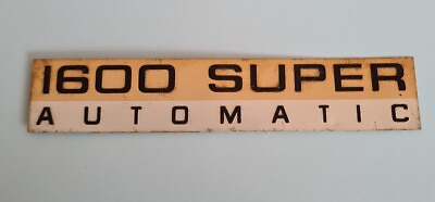 #ad #ad CAR BADGE 1600 SUPER AUTOMATIC FORD CORTINA 1967 8 Insert For J.Fray JF4169 GBP 10.00