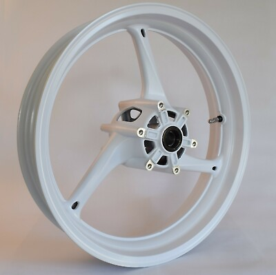 #ad NEW GLOSS WHITE Front Wheel Suzuki GSXR 600 GSX R 750 2011 2021 Rim $131.67